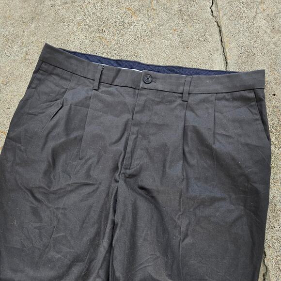 Vtg DOCKERS Classic Fit Earthtone Straight Leg Dress Casual Pants Slacks 37" - Picture 2 of 7